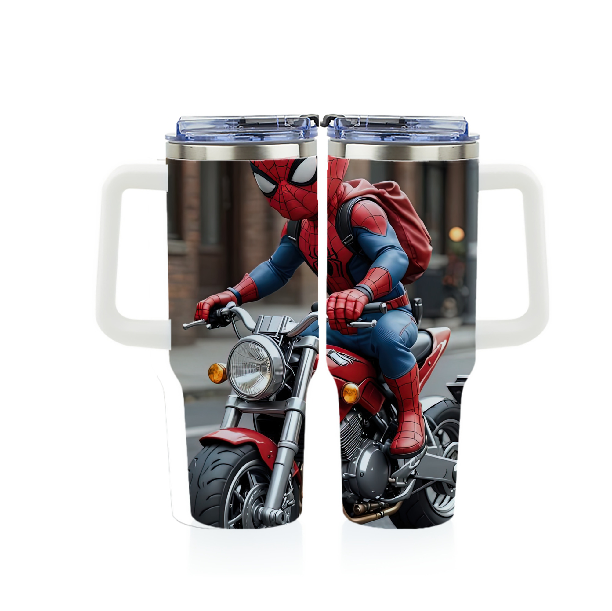 （画像用） Spider Man スパイダーマン 1200ｍLフルプリント車用タンブラー