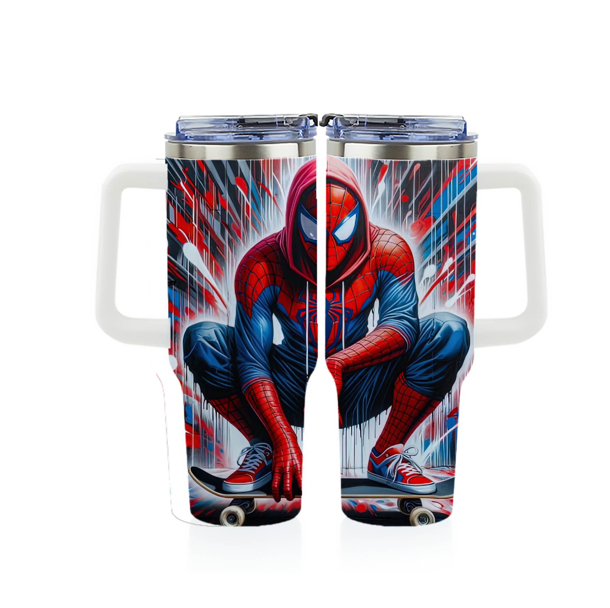 （画像用） Spider Man スパイダーマン 1200ｍLフルプリント車用タンブラー