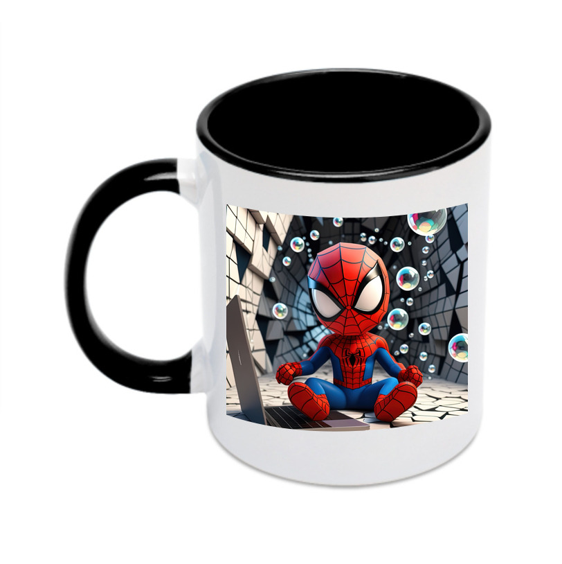 （画像用） Spider Man スパイダーマン カラーマグカップ