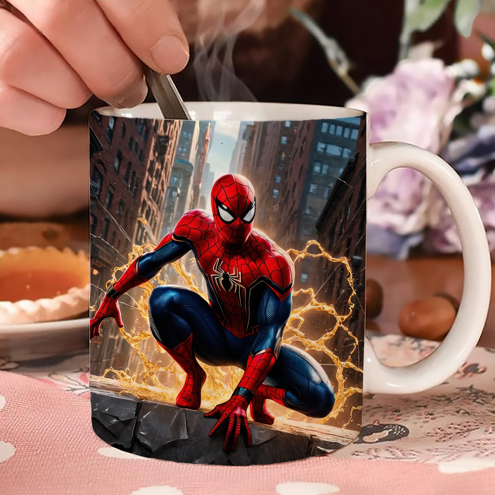 Spider Man スパイダーマン 温度変色マグカップ