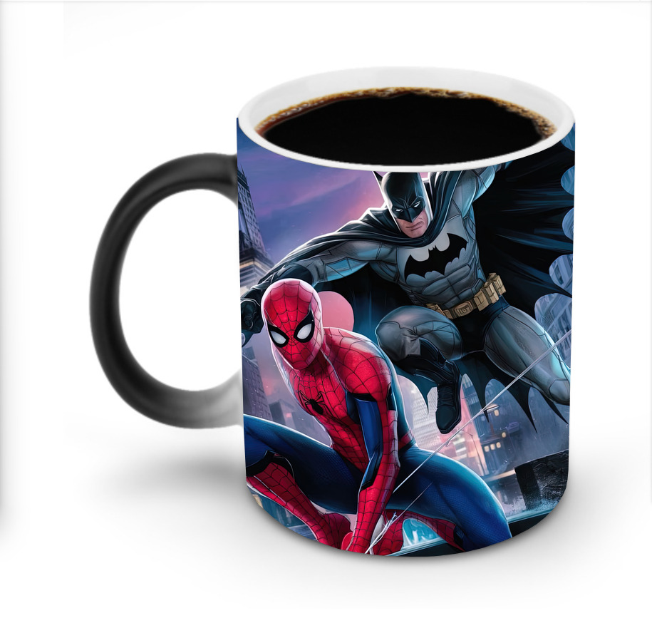 （画像用） Spider Man スパイダーマン 温度変色マグカップ