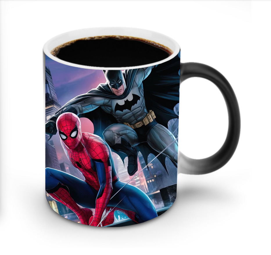 （画像用） Spider Man スパイダーマン 温度変色マグカップ