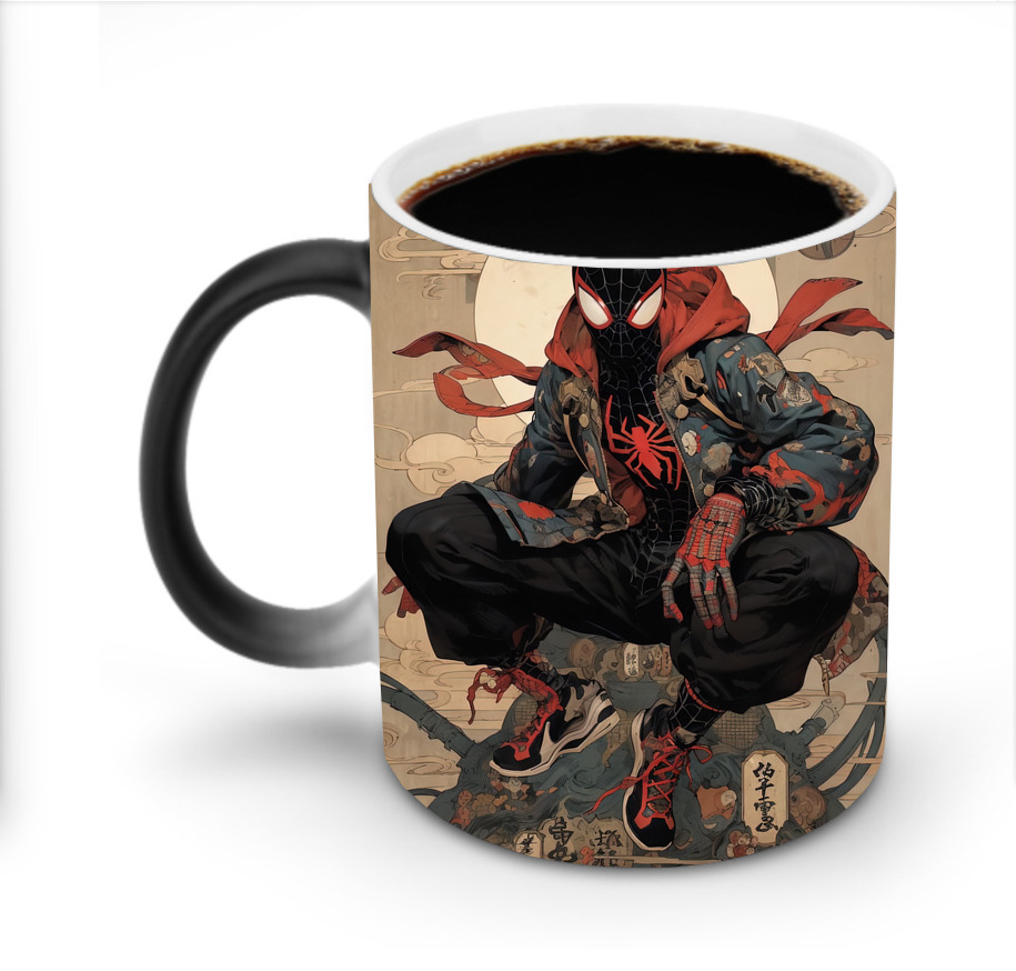 （画像用） Spider Man スパイダーマン 温度変色マグカップ