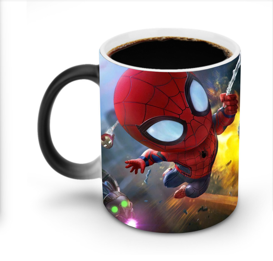 （画像用） Spider Man スパイダーマン 温度変色マグカップ