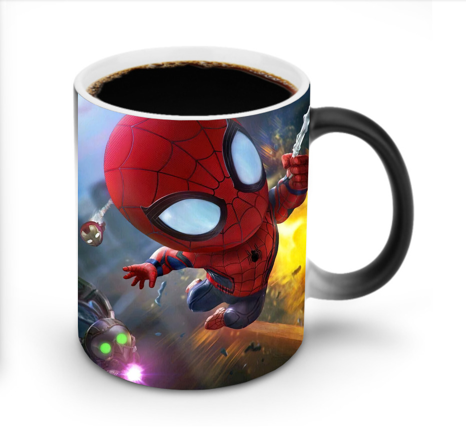（画像用） Spider Man スパイダーマン 温度変色マグカップ