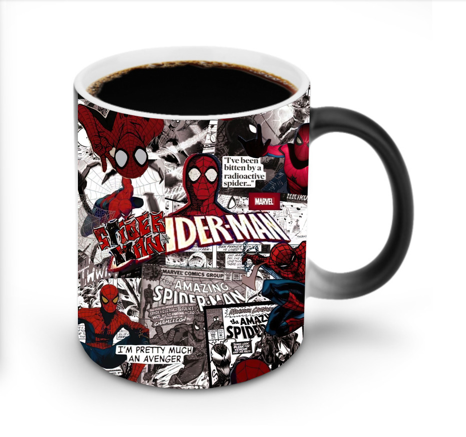 （画像用） Spider Man スパイダーマン 温度変色マグカップ