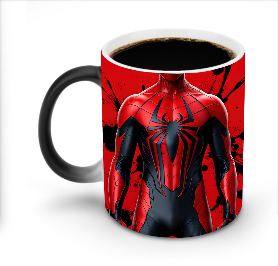 （画像用） Spider Man スパイダーマン 温度変色マグカップ