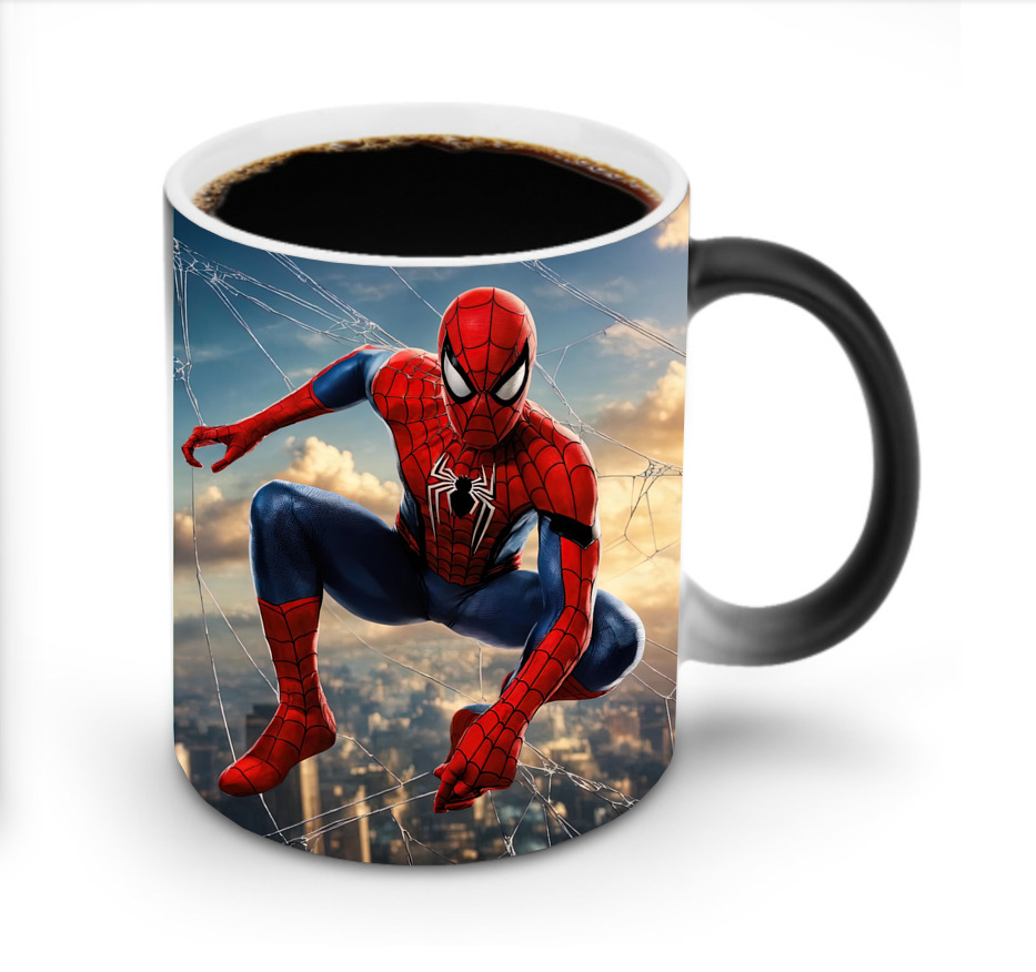 （画像用） Spider Man スパイダーマン 温度変色マグカップ
