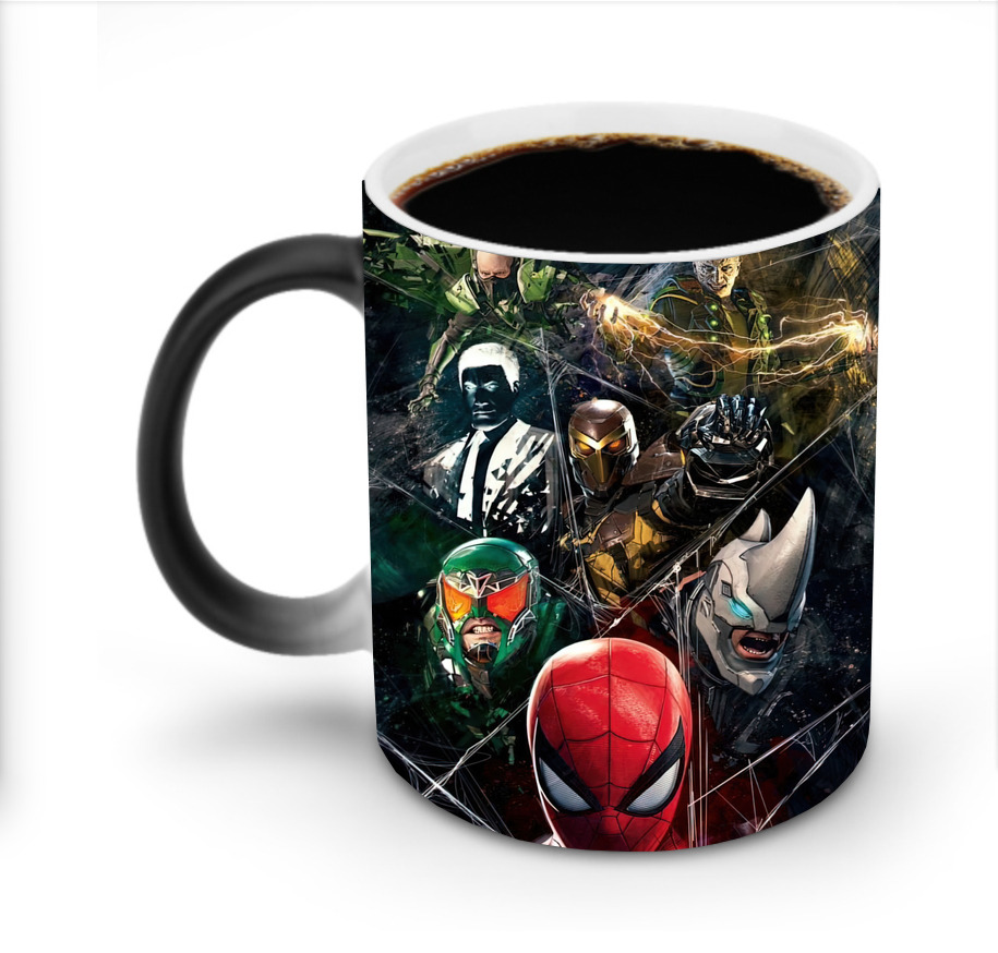 （画像用） Spider Man スパイダーマン 温度変色マグカップ