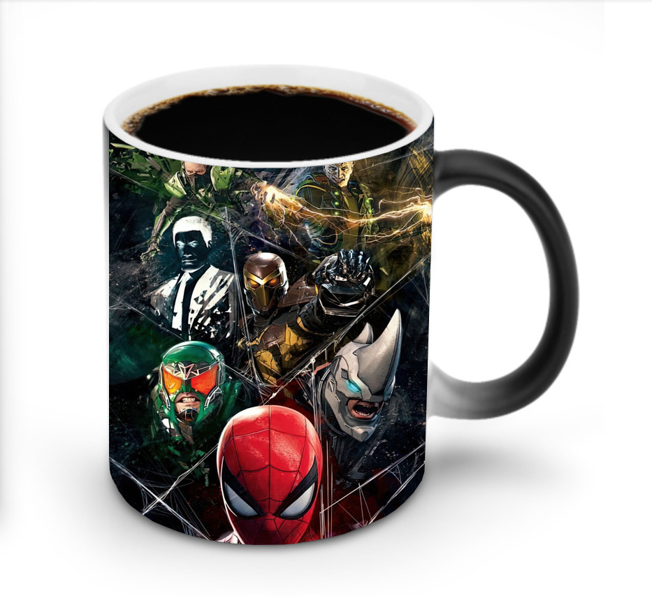 （画像用） Spider Man スパイダーマン 温度変色マグカップ