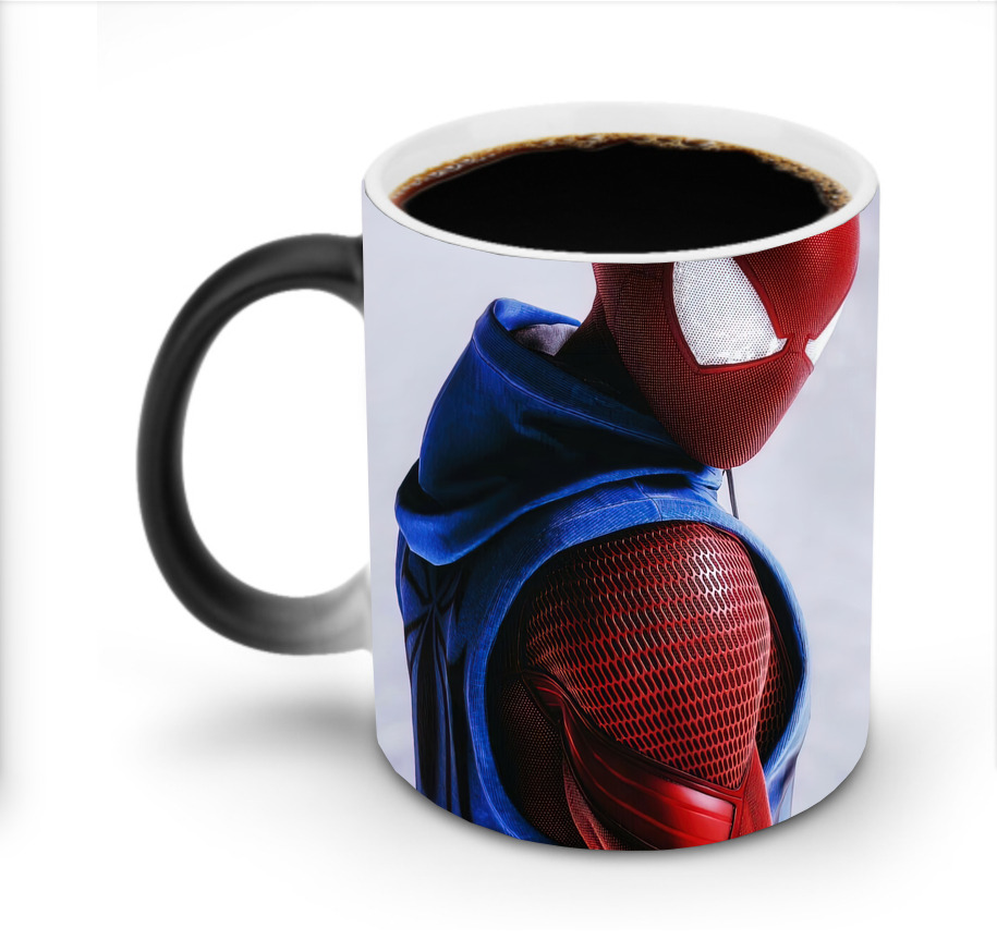 （画像用） Spider Man スパイダーマン 温度変色マグカップ