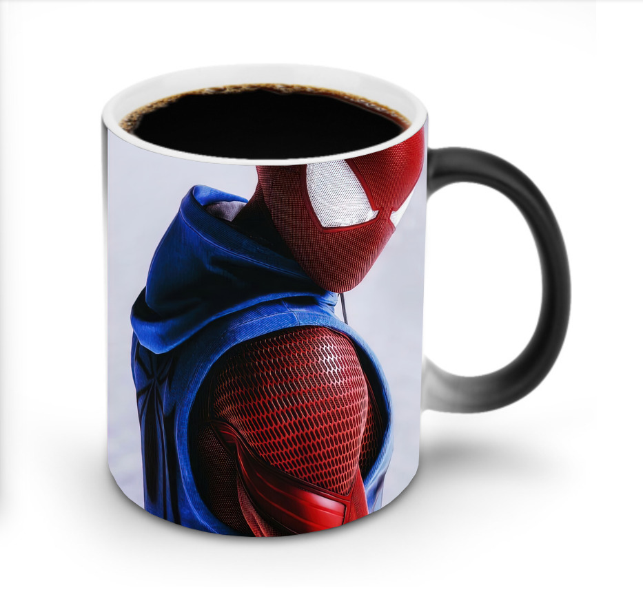 （画像用） Spider Man スパイダーマン 温度変色マグカップ