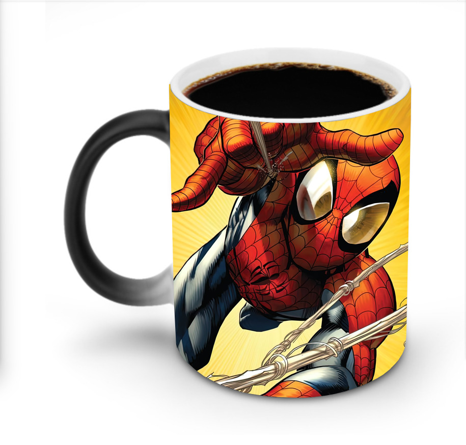 （画像用） Spider Man スパイダーマン 温度変色マグカップ