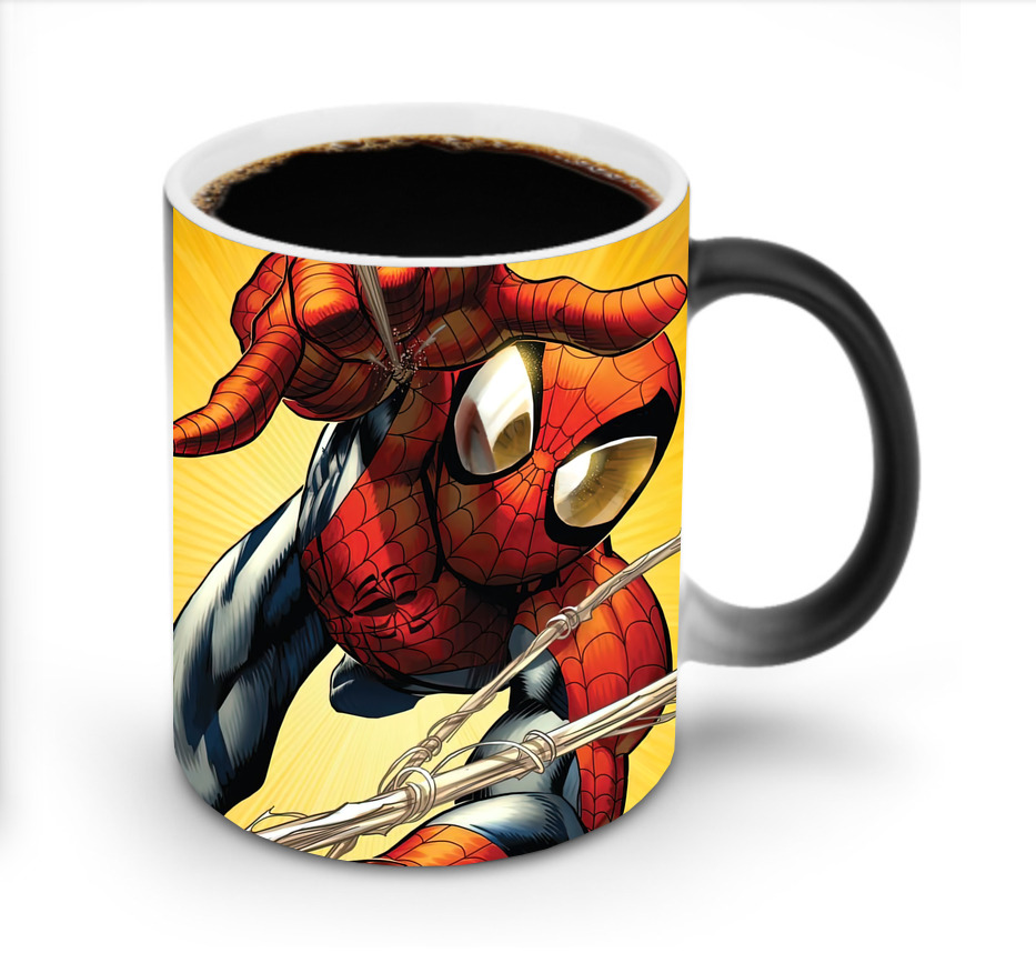 （画像用） Spider Man スパイダーマン 温度変色マグカップ