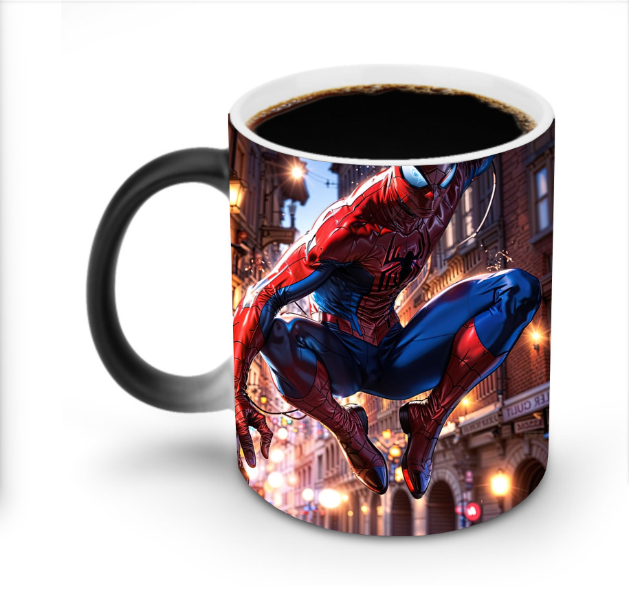 Spider Man スパイダーマン 温度変色マグカップ