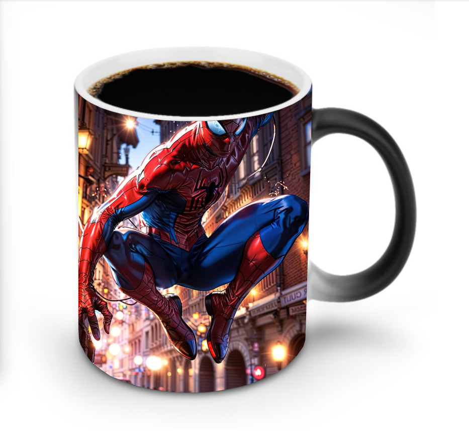 Spider Man スパイダーマン 温度変色マグカップ