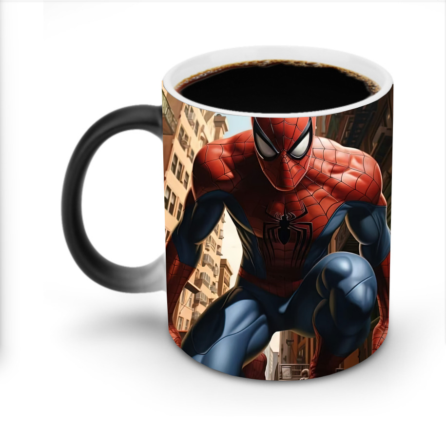 （画像用） Spider Man スパイダーマン 温度変色マグカップ