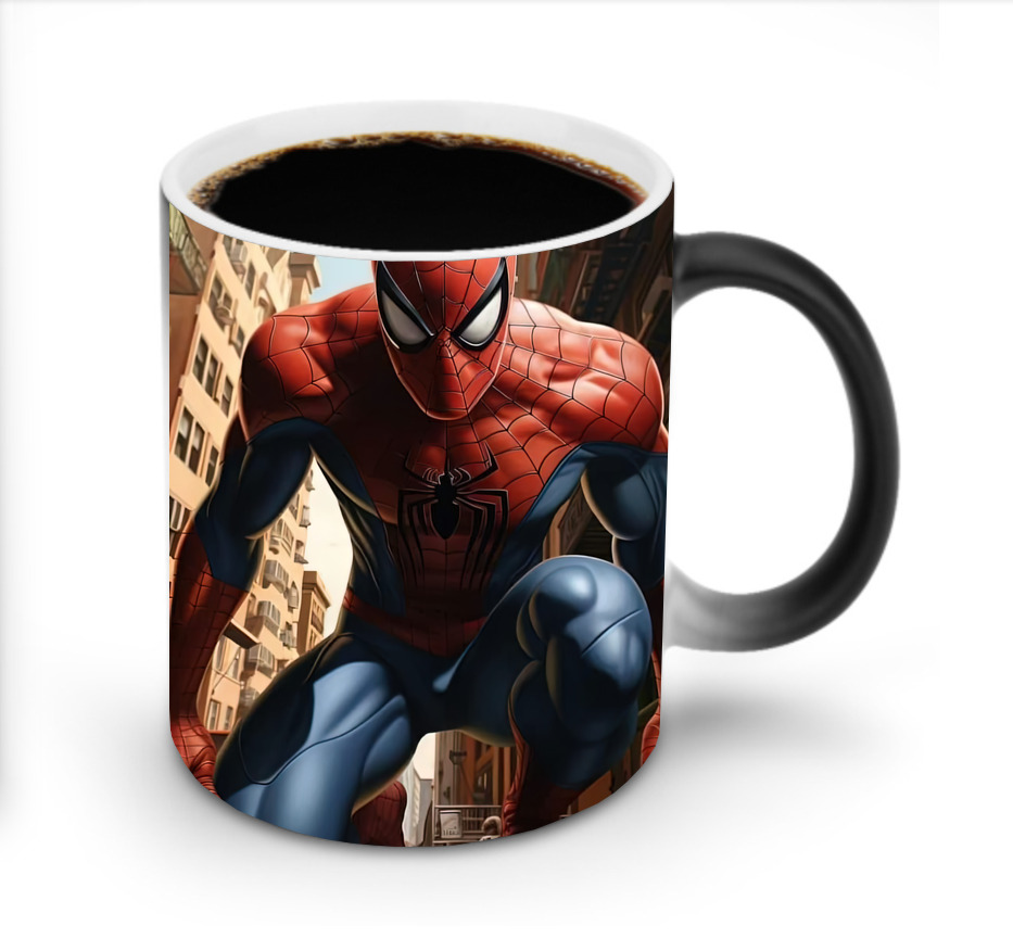 （画像用） Spider Man スパイダーマン 温度変色マグカップ