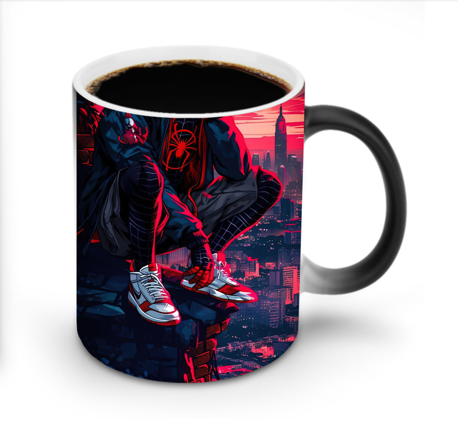 （画像用） Spider Man スパイダーマン 温度変色マグカップ