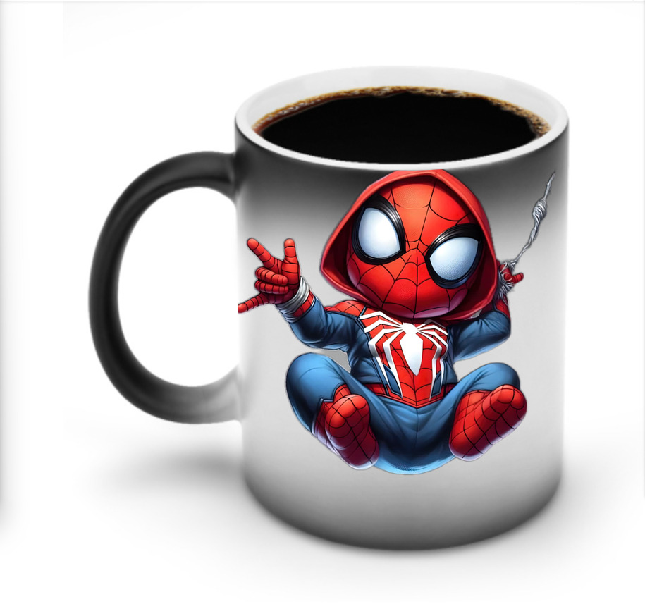 （画像用） Spider Man スパイダーマン 温度変色マグカップ