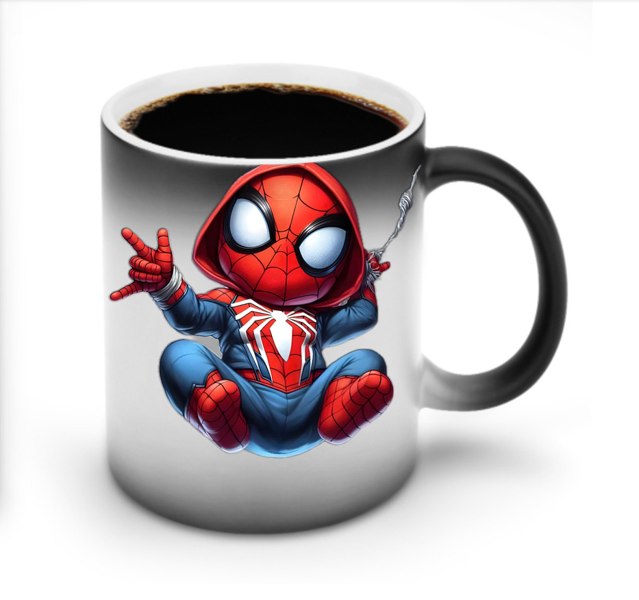 （画像用） Spider Man スパイダーマン 温度変色マグカップ