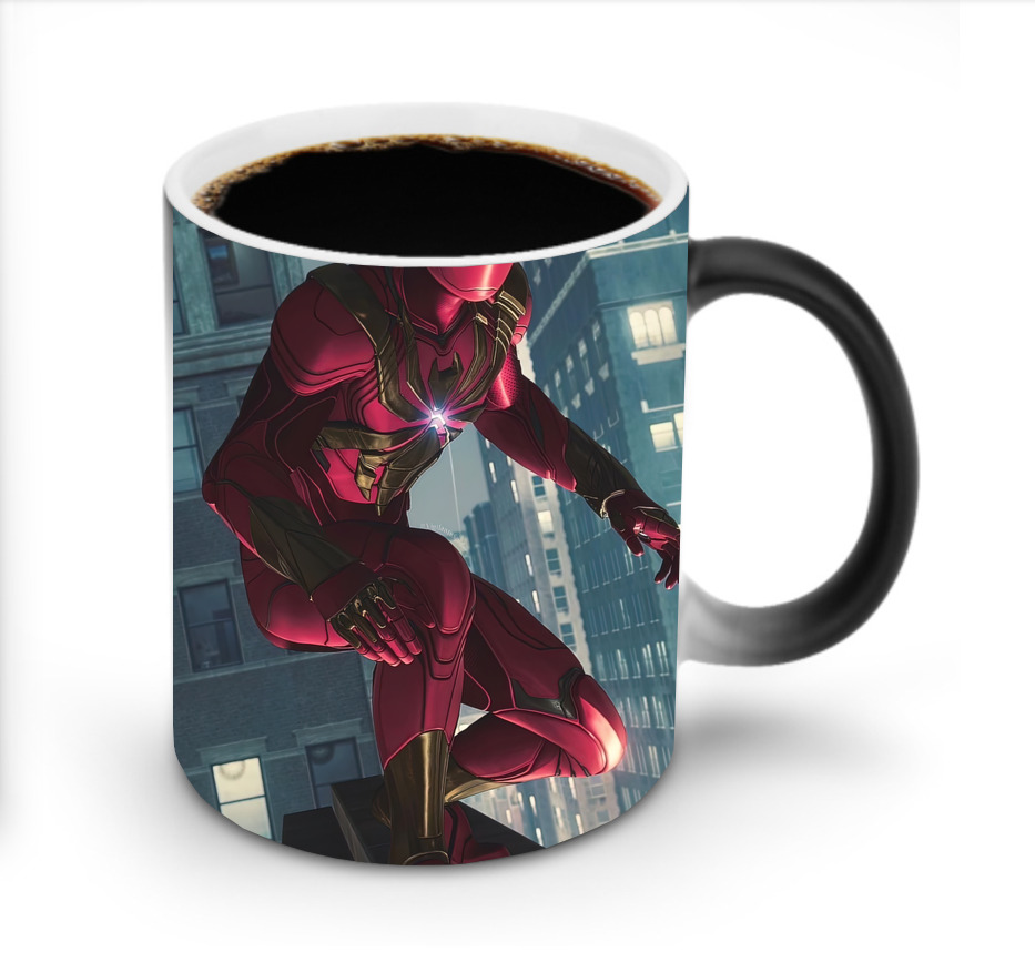 （画像用） Spider Man スパイダーマン 温度変色マグカップ