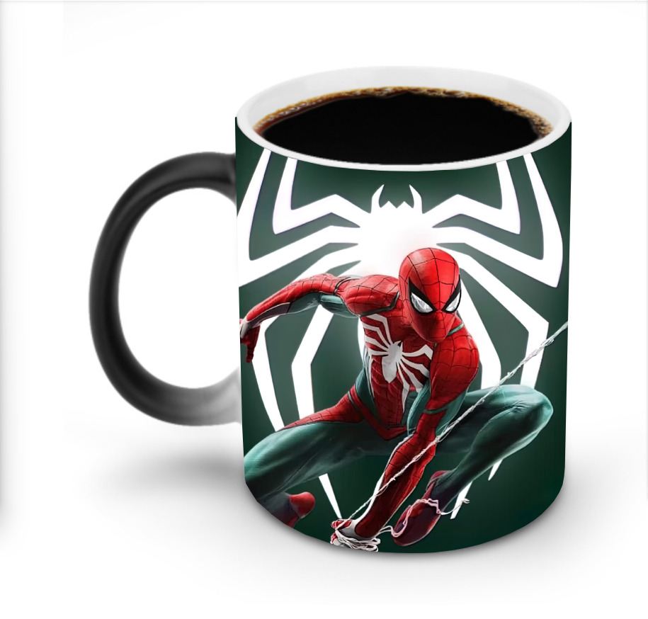 （画像用） Spider Man スパイダーマン 温度変色マグカップ