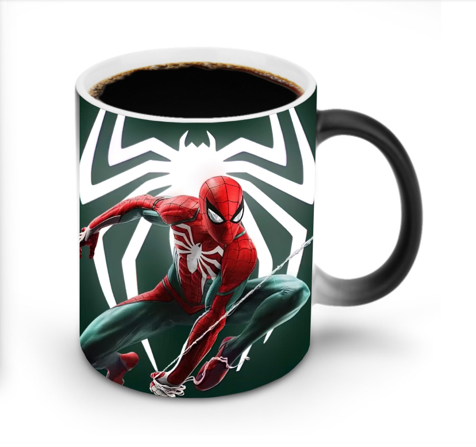 （画像用） Spider Man スパイダーマン 温度変色マグカップ