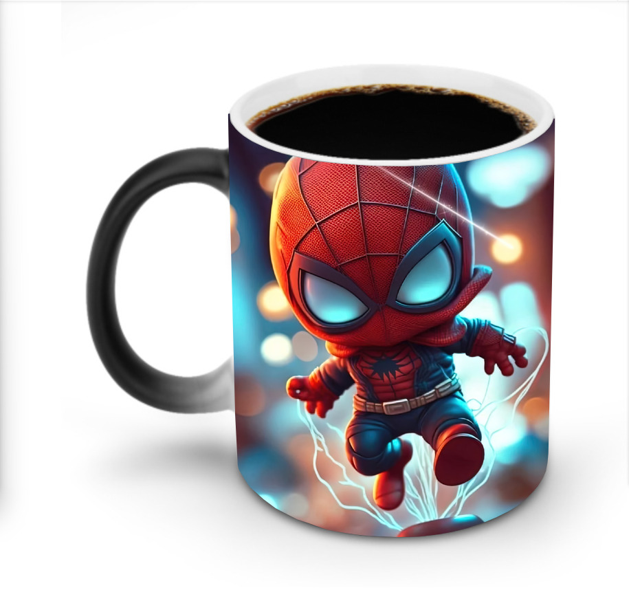 （画像用） Spider Man スパイダーマン 温度変色マグカップ
