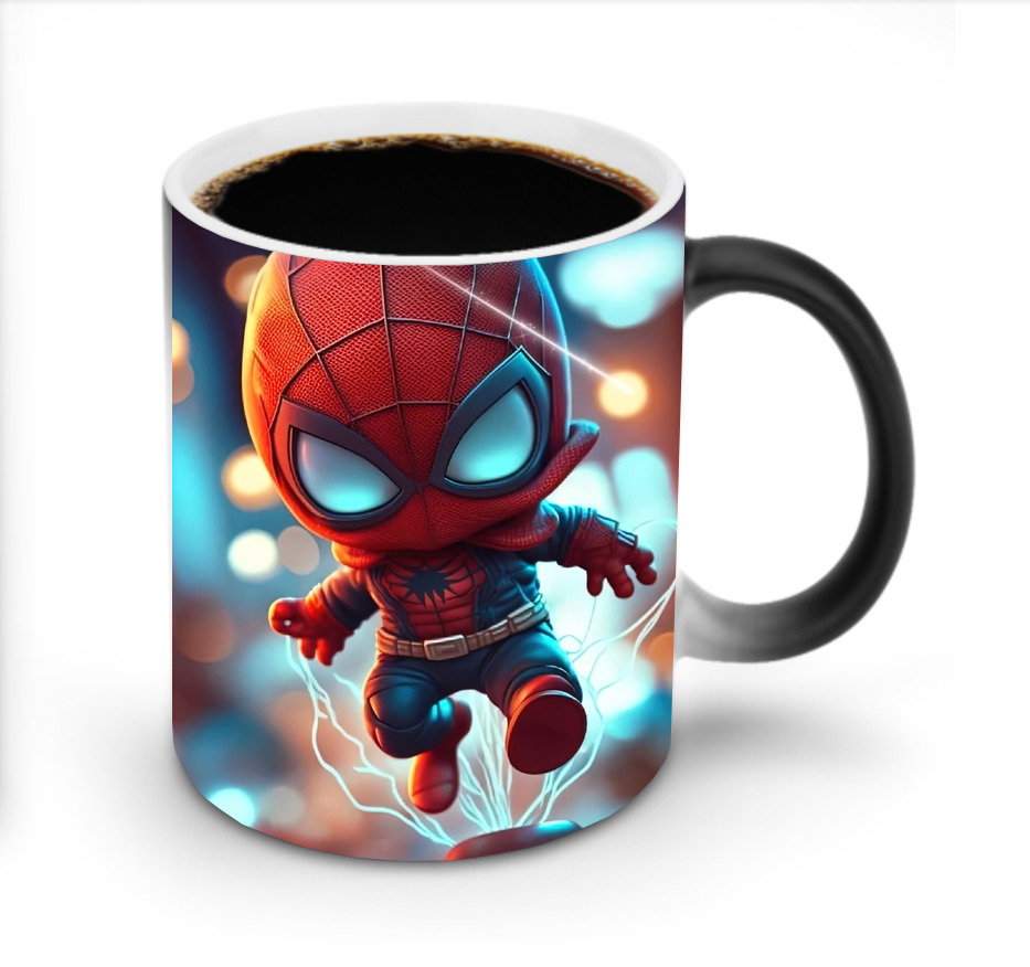 （画像用） Spider Man スパイダーマン 温度変色マグカップ