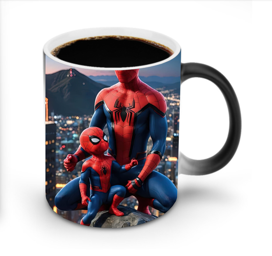 （画像用） Spider Man スパイダーマン 温度変色マグカップ