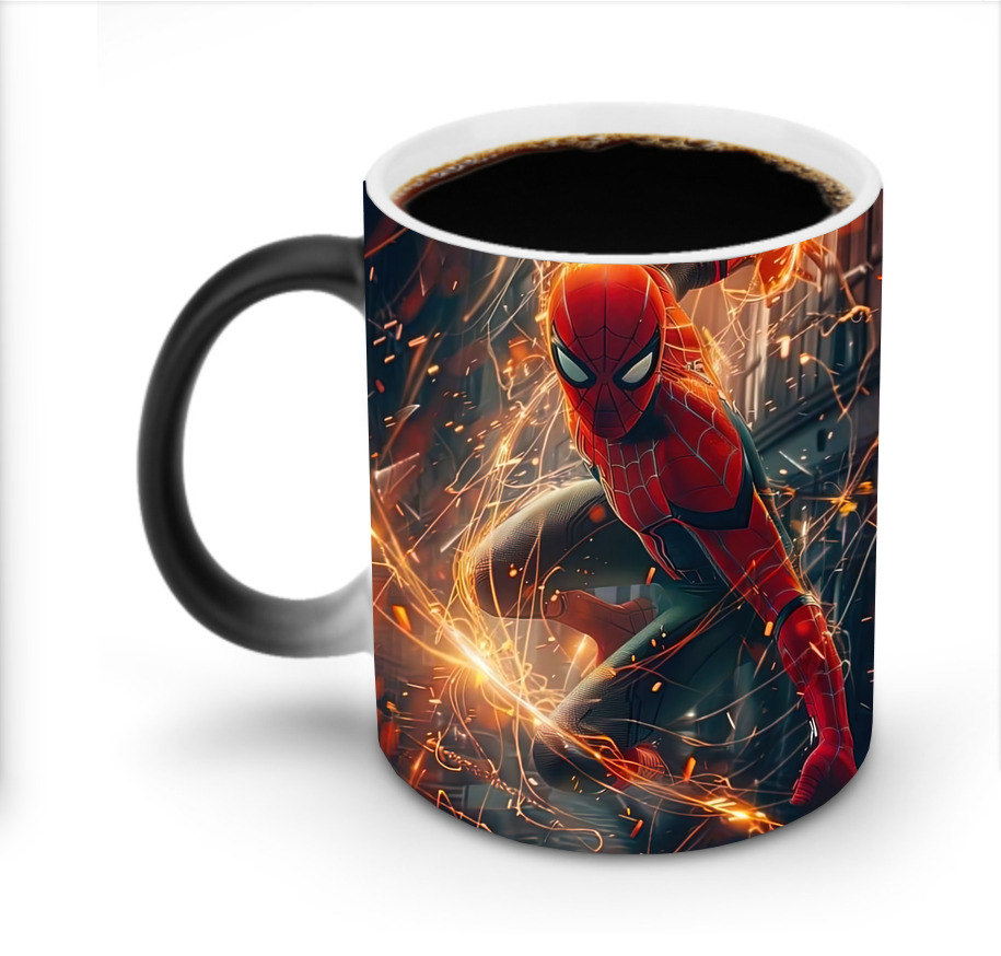 （画像用） Spider Man スパイダーマン 温度変色マグカップ