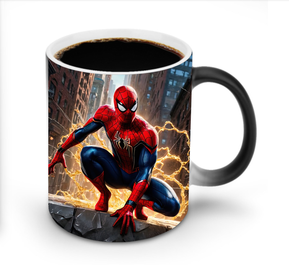 Spider Man スパイダーマン 温度変色マグカップ