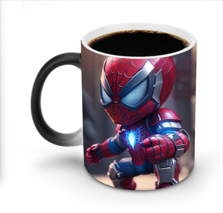 （画像用） Spider Man スパイダーマン 温度変色マグカップ