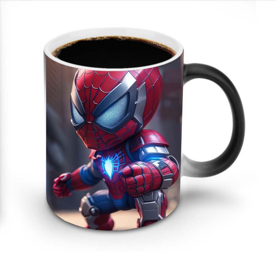 （画像用） Spider Man スパイダーマン 温度変色マグカップ