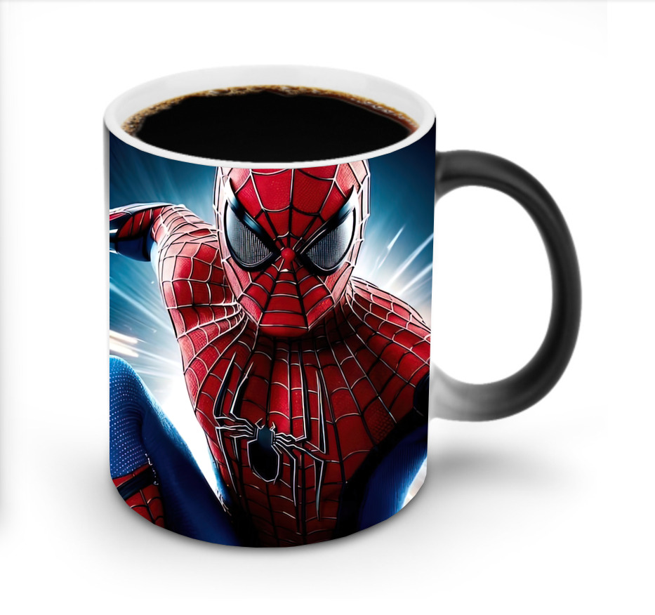 （画像用） Spider Man スパイダーマン 温度変色マグカップ