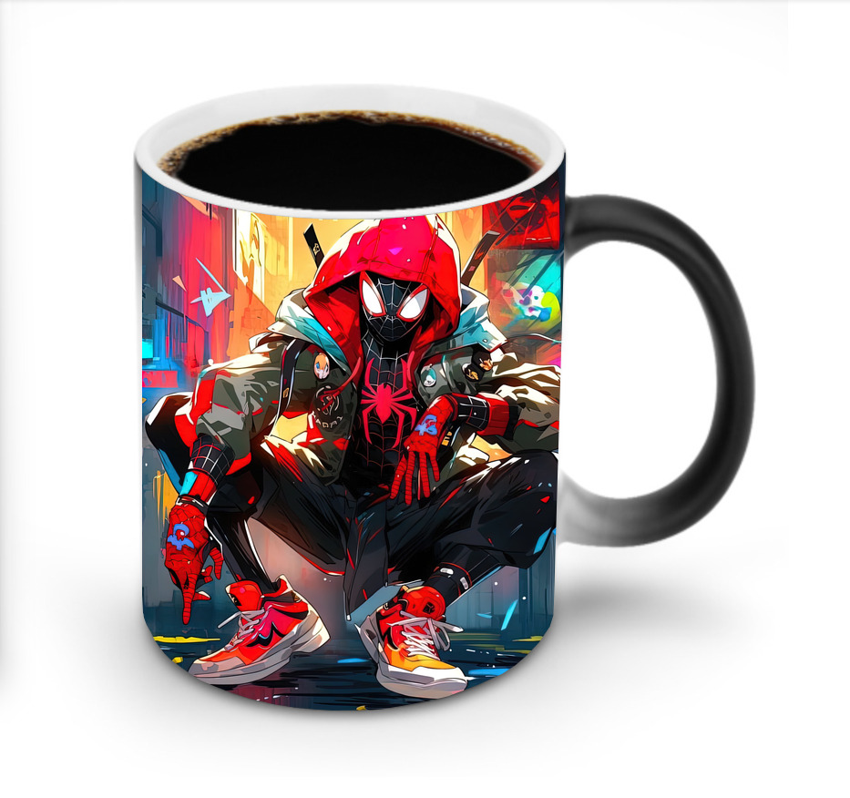 （画像用） Spider Man スパイダーマン 温度変色マグカップ