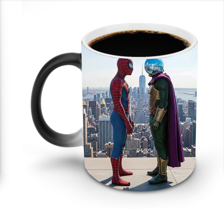 （画像用） Spider Man スパイダーマン 温度変色マグカップ