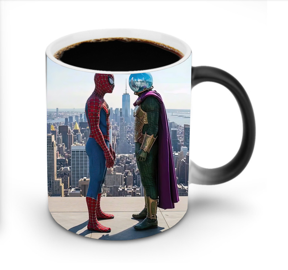 （画像用） Spider Man スパイダーマン 温度変色マグカップ