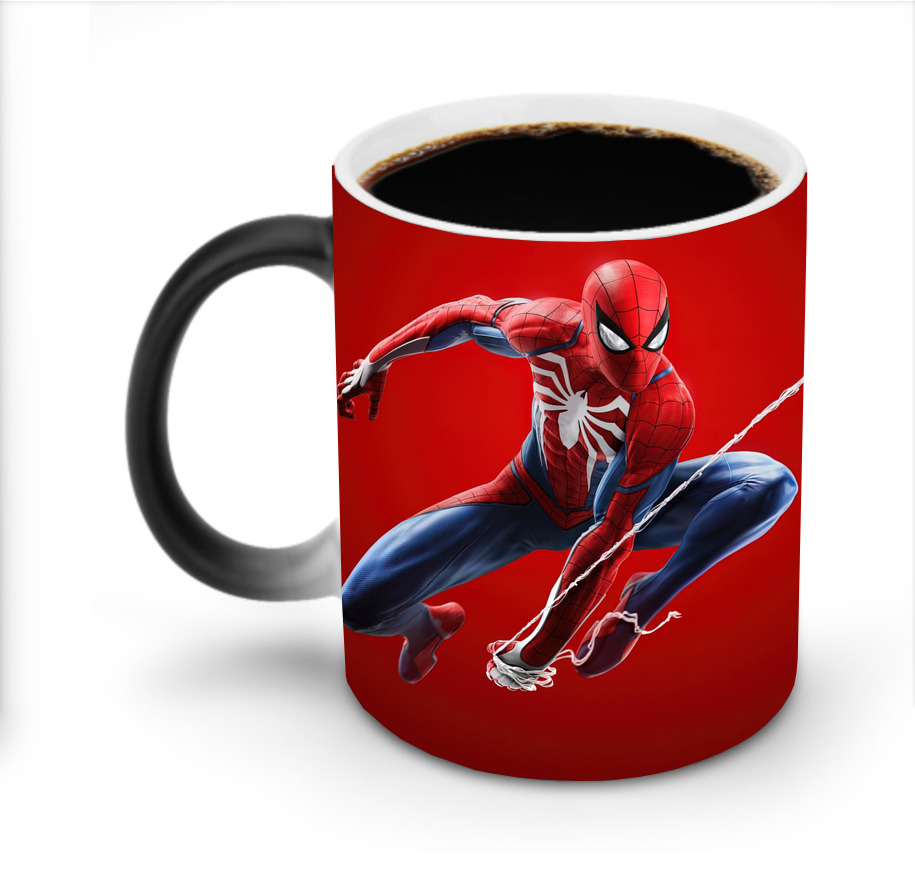 （画像用） Spider Man スパイダーマン 温度変色マグカップ