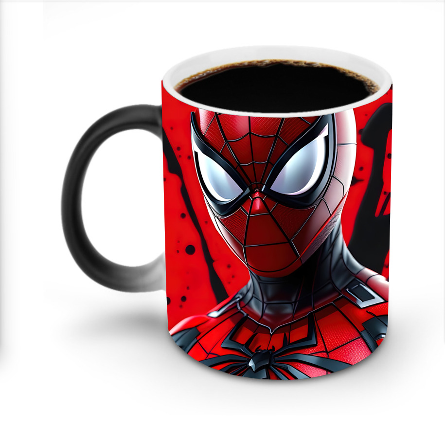 （画像用） Spider Man スパイダーマン 温度変色マグカップ