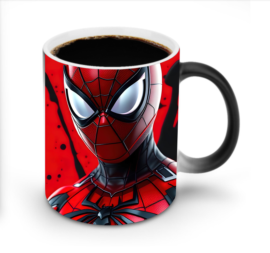 （画像用） Spider Man スパイダーマン 温度変色マグカップ