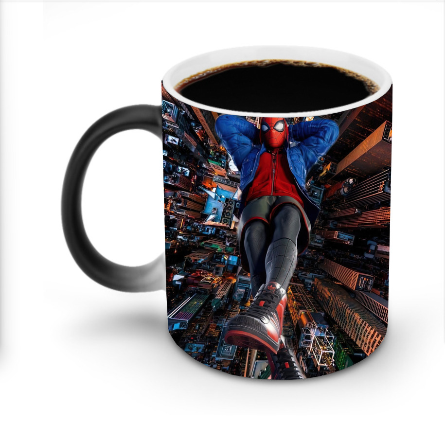 （画像用） Spider Man スパイダーマン 温度変色マグカップ