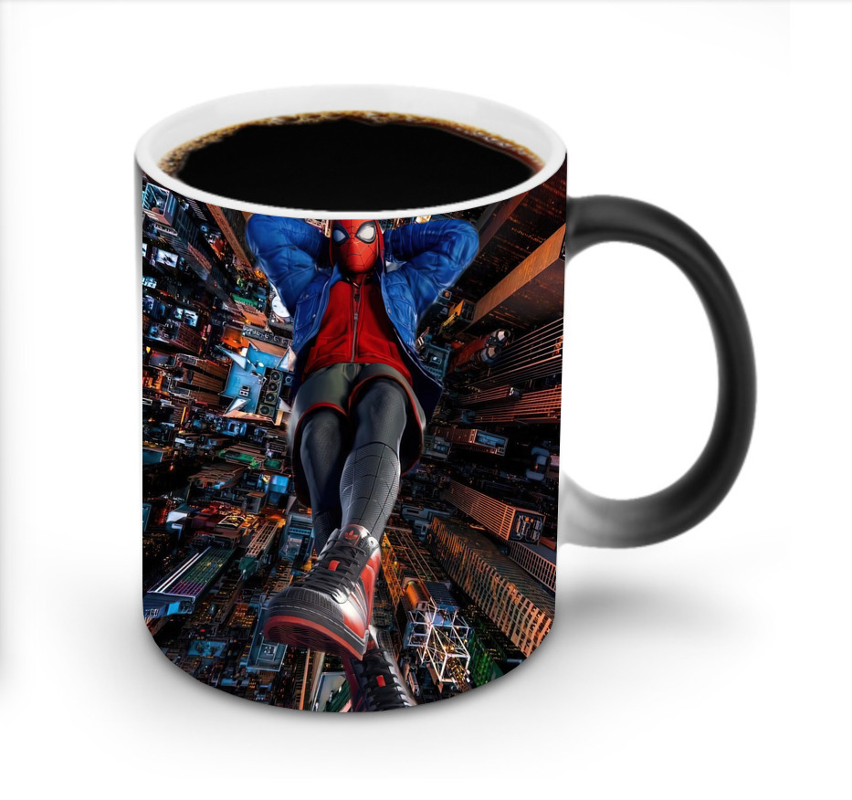 （画像用） Spider Man スパイダーマン 温度変色マグカップ