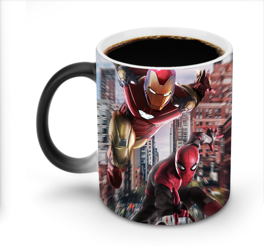 （画像用） Spider Man スパイダーマン 温度変色マグカップ