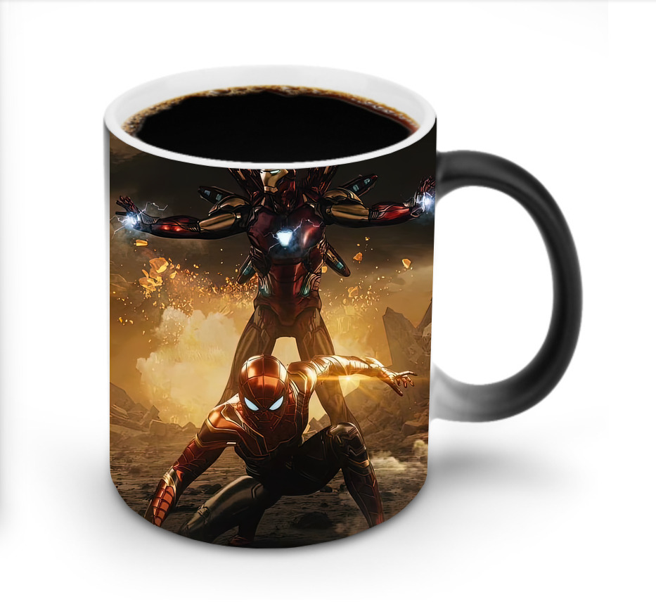（画像用） Spider Man スパイダーマン 温度変色マグカップ