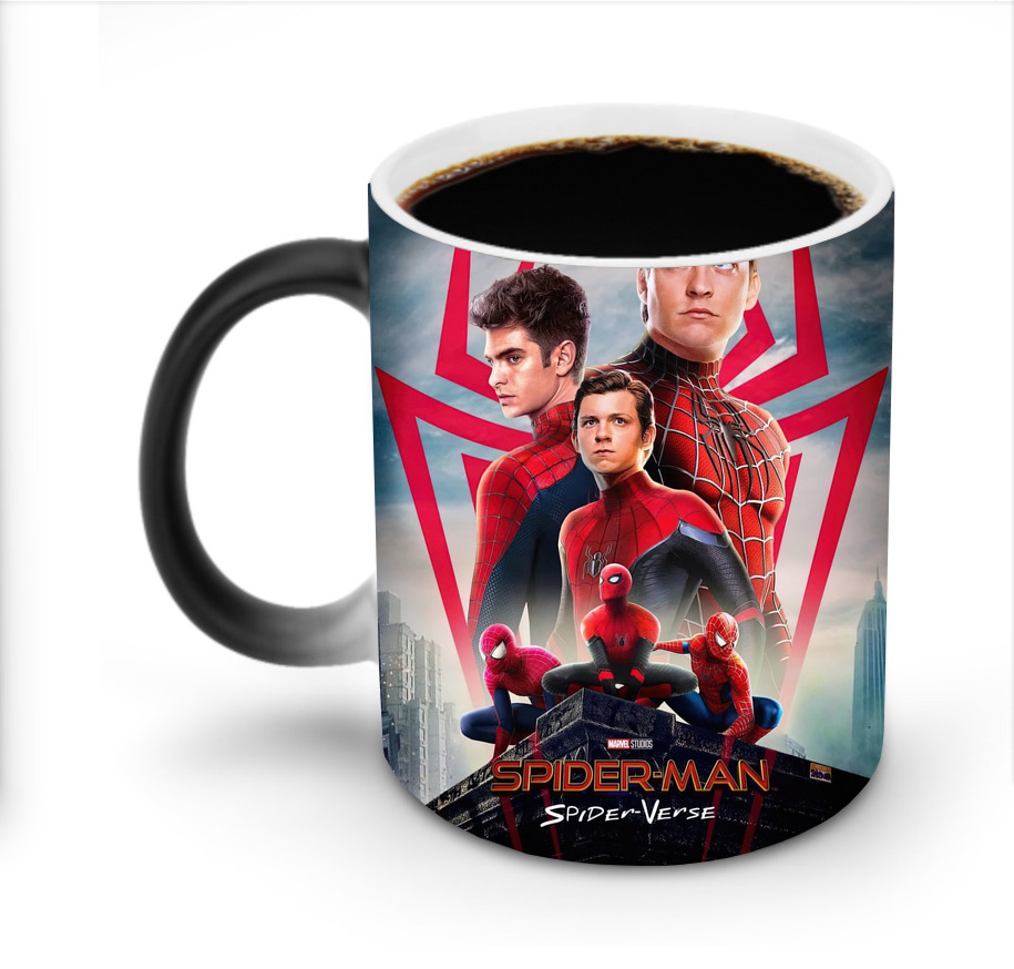 （画像用） Spider Man スパイダーマン 温度変色マグカップ