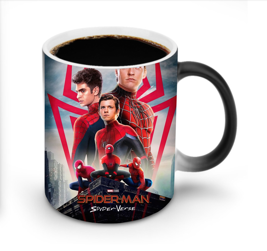 （画像用） Spider Man スパイダーマン 温度変色マグカップ