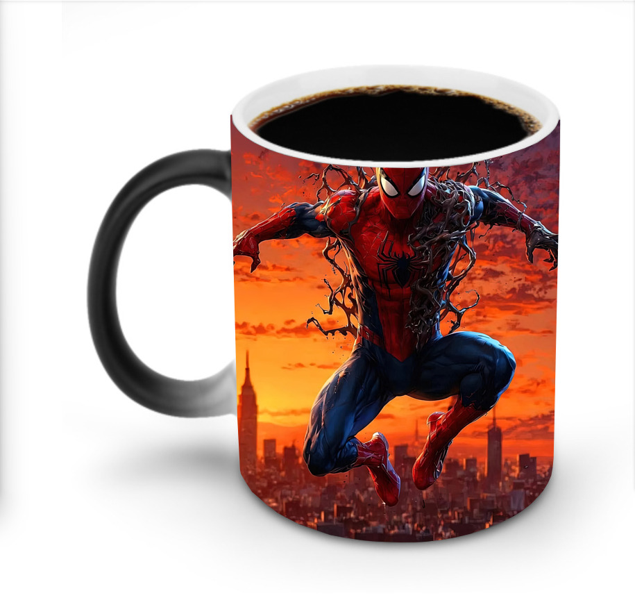 Spider Man スパイダーマン 温度変色マグカップ