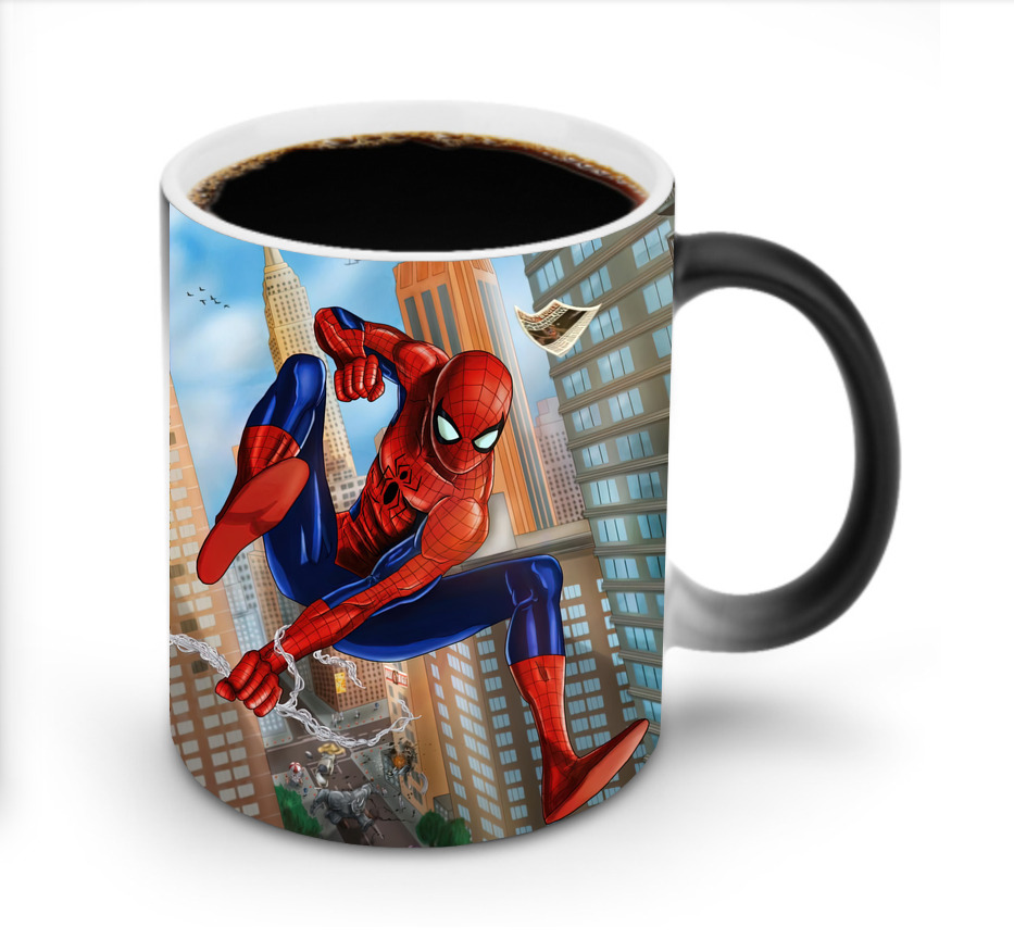 Spider Man スパイダーマン 温度変色マグカップ
